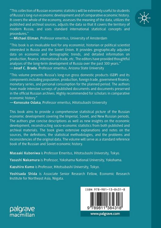 Produktbild: Russian Economic Development over Three Centuries