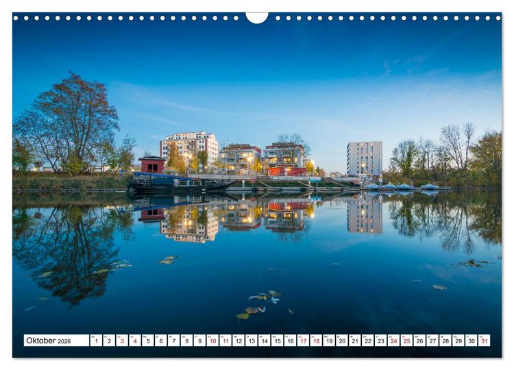 Produktbild: Halle-Saale - Meine Stadt im Spiegel (Wandkalender 2026 DIN A3 quer), CALVENDO Monatskalender