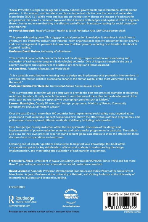 Produktbild: Cash Transfers for Poverty Reduction
