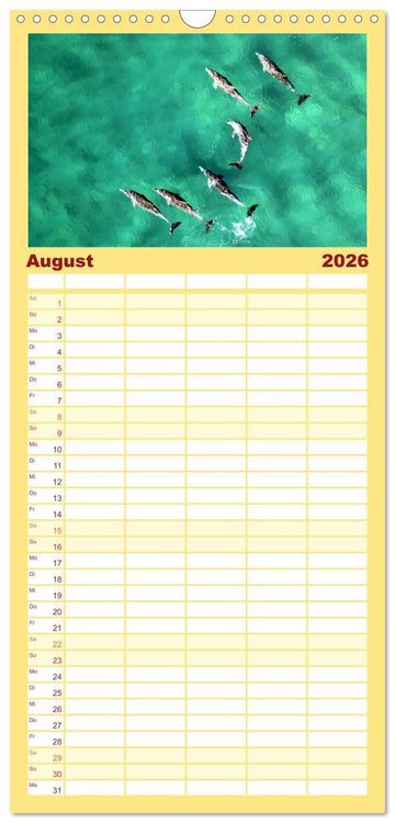 Produktbild: Familienplaner 2026 - Mosambik - Eine Perle im S&uuml;den Afrikas. mit 5 Spalten (Wandkalender, 21 x 45 cm) CALVENDO