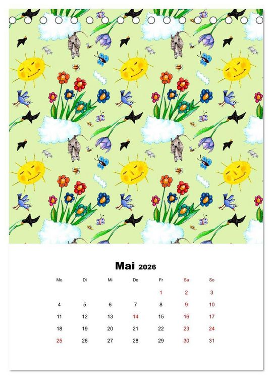 Produktbild: MUSTERMACKE (Tischkalender 2026 DIN A5 hoch), CALVENDO Monatskalender