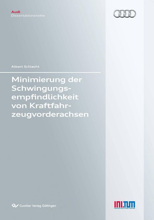 Produktbild: Minimierung der Schwingungsempfindlichkeit von Kraftfahrzeugvorderachsen