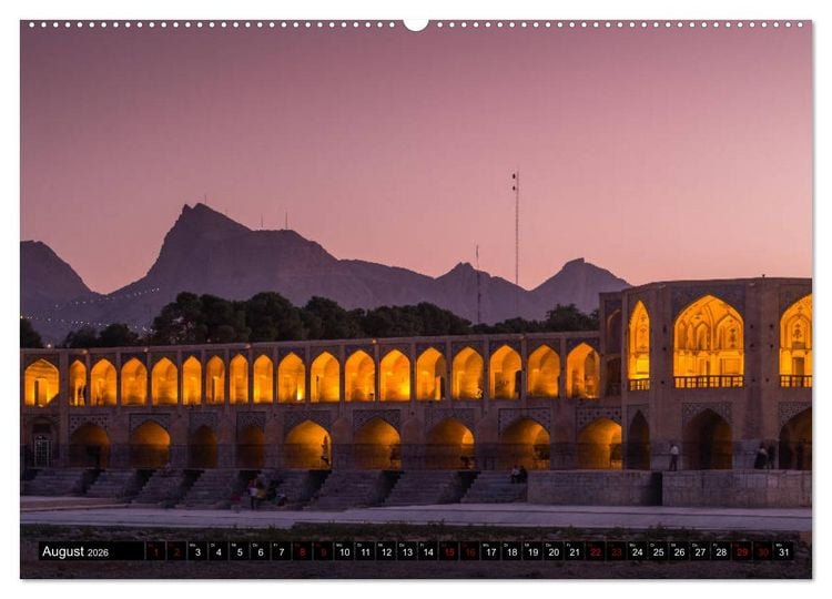 Produktbild: Iran - Persische Impressionen (Wandkalender 2026 DIN A2 quer), CALVENDO Monatskalender