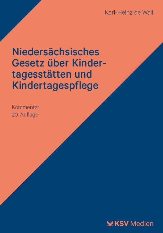 Produktbild: Nieders&auml;chsisches Gesetz &uuml;ber Kindertagesst&auml;tten und Kindertagespflege