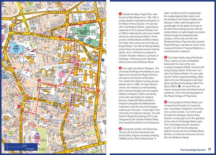 Produktbild: A -Z Liverpool Hidden Walks