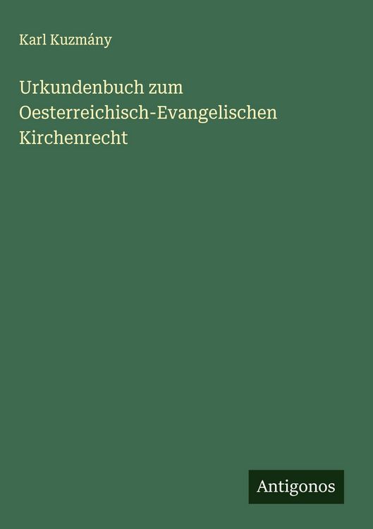 Produktbild: Urkundenbuch zum Oesterreichisch-Evangelischen Kirchenrecht