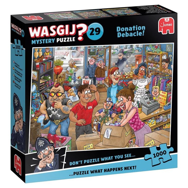 Produktbild: Wasgij Mystery 29 - Spenden-Desaster (1000 pieces)