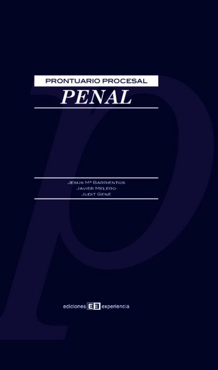 Produktbild: Prontuario penal