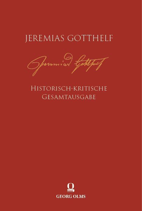Produktbild: Jeremias Gotthelf: Historisch-kritische Gesamtausgabe