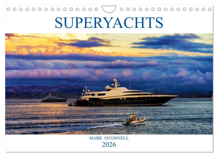 Produktbild: SUPERYACHTS (Wall Calendar 2026 DIN A4 landscape), CALVENDO 12 Month Wall Calendar