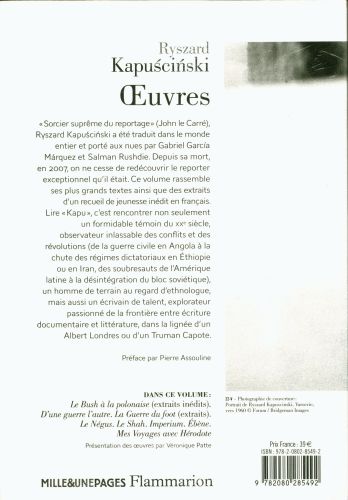 Produktbild: Oeuvres