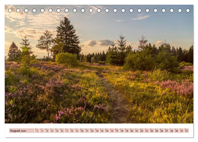 Produktbild: Sauerland - Land der tausend Berge (Tischkalender 2026 DIN A5 quer), CALVENDO Monatskalender