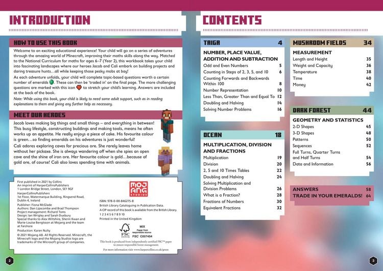 Produktbild: Minecraft Maths Ages 6-7