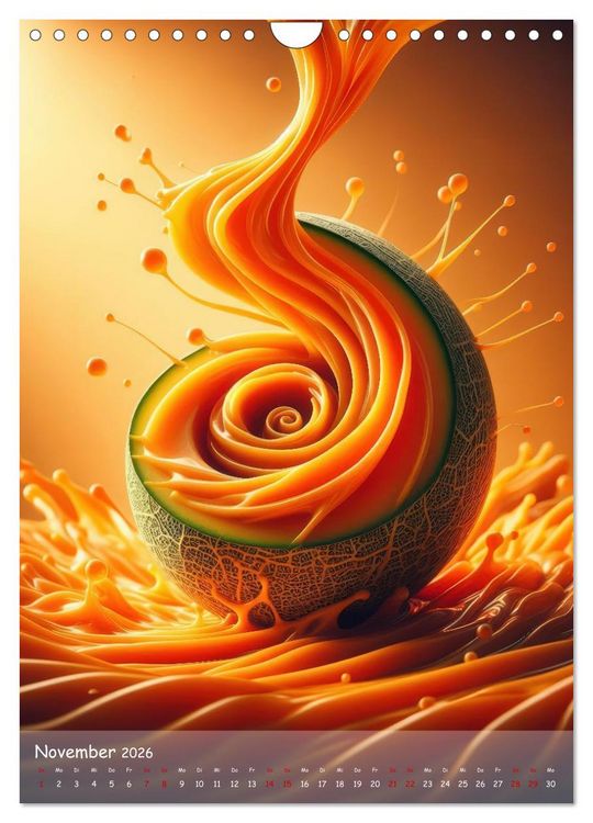 Produktbild: Quirlige Fr&uuml;chtchen (Wandkalender 2026 DIN A4 hoch), CALVENDO Monatskalender