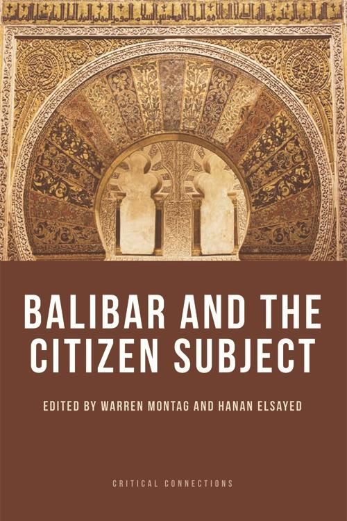 Produktbild: Balibar and the Citizen Subject