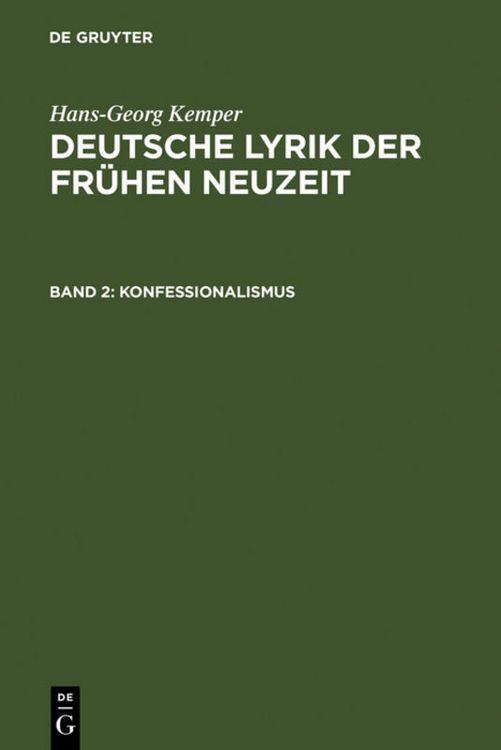 Produktbild: Konfessionalismus