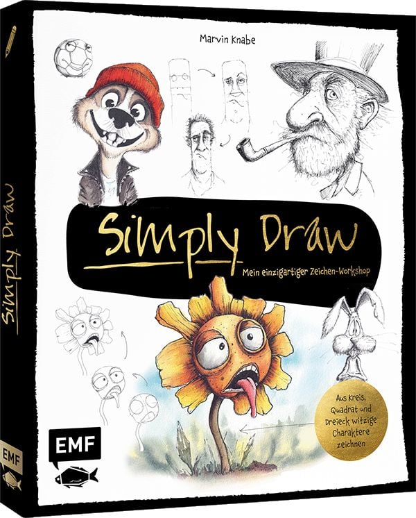 Produktbild: Simply Draw &ndash; Mein einzigartiger Zeichen-Workshop f&uuml;r ausdrucksstarke Figuren