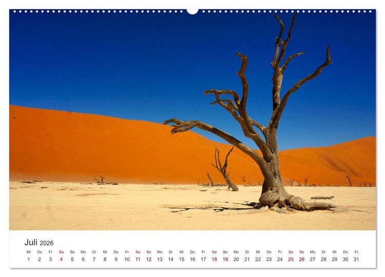 Produktbild: Deadvlei - Ein einzigartiges Naturwunder. (Wandkalender 2026 DIN A2 quer), CALVENDO Monatskalender