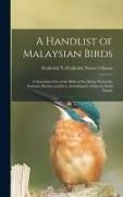 Produktbild: A Handlist of Malaysian Birds