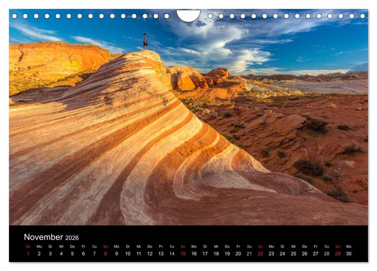 Produktbild: Best of the wild West 2026 (Wandkalender 2026 DIN A4 quer), CALVENDO Monatskalender