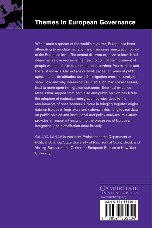 Produktbild: Immigration and Politics in the New Europe