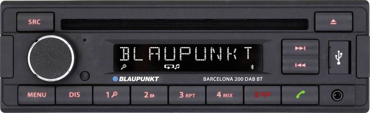 Produktbild: Blaupunkt Barcelona 200 DAB BT Autoradio Bluetooth&reg;-Freisprecheinrichtung, DAB+ Tuner