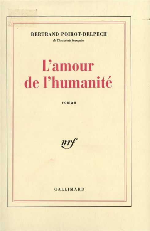 Produktbild: L'amour de l'humanit&eacute;