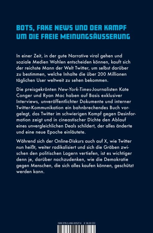 Produktbild: Elon Musk und die Zerst&ouml;rung von Twitter