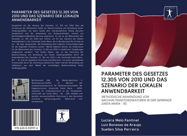 Produktbild: Parameter des Gesetzes 12.305 von 2010 und das Szenario der Lokalen Anwendbarkeit