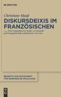 Produktbild: Diskursdeixis im Franz&ouml;sischen