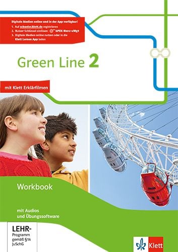 Produktbild: Green Line 2. Workbook mit Audios und Übungssoftware Klasse 6