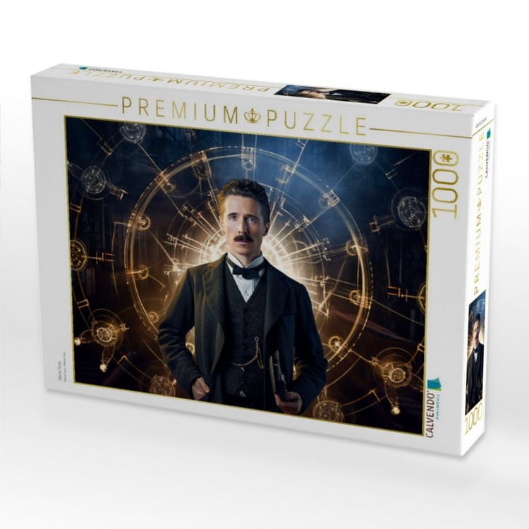 Produktbild: CALVENDO Puzzle Nikola Tesla | 1000 Teile Lege-Gr&ouml;&szlig;e 64x48cm Foto-Puzzle f&uuml;r gl&uuml;ckliche Stunden