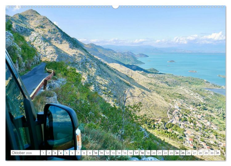 Produktbild: Mit dem Campervan &uuml;ber den Balkan (hochwertiger Premium Wandkalender 2026 DIN A2 quer), Kunstdruck in Hochglanz