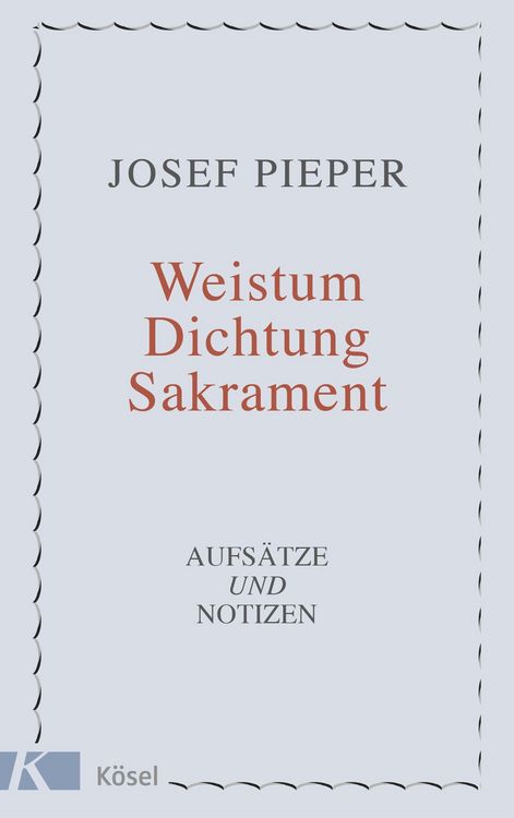 Produktbild: Weistum, Dichtung, Sakrament