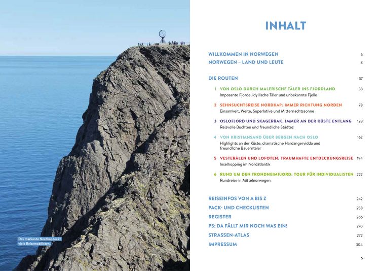 Produktbild: Norwegen mit dem Wohnmobil Die sch&ouml;nsten Routen zwischen S&uuml;dkap und Nordkap
