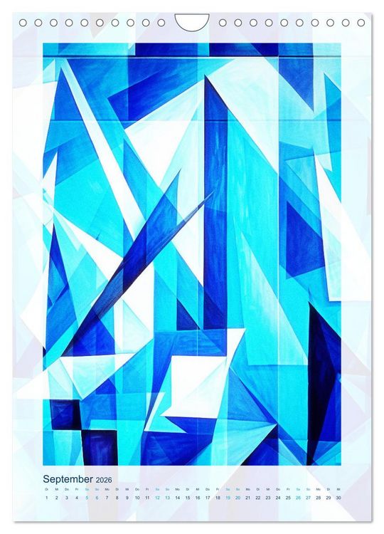 Produktbild: Licht und Schatten . Cubism Wall Art (Wandkalender 2026 DIN A4 hoch), CALVENDO Monatskalender