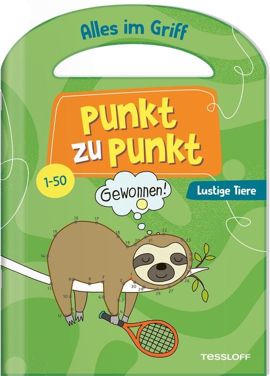Produktbild: Alles im Griff. Punkt zu Punkt. Lustige Tiere. 1-50