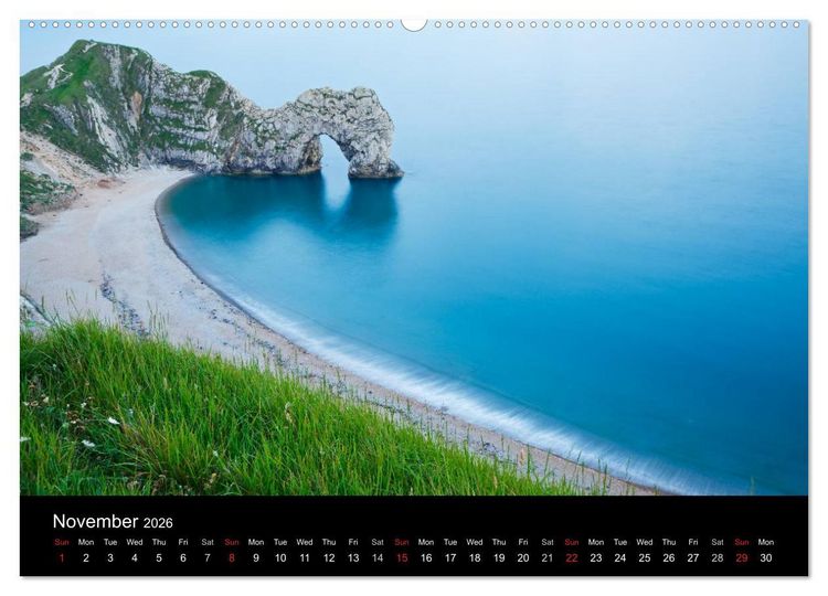 Produktbild: Dorset (High Quality Premium Wall Calendar 2026 DIN A2 landscape),CALVENDO 12 Month Wall Calendar