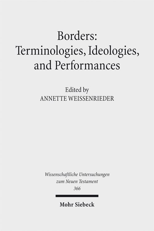 Produktbild: Borders: Terminologies, Ideologies, and Performances