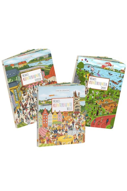 Produktbild: Die Mimi Wimmelbuch-Reihe &ndash; Alle drei B&uuml;cher im Set