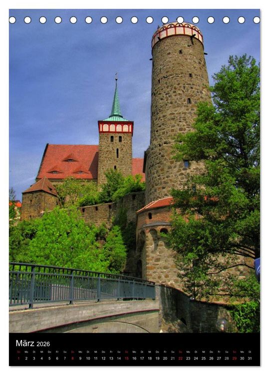 Produktbild: Bautzen aus einer anderen Sichtweise (Tischkalender 2026 DIN A5 hoch), CALVENDO Monatskalender