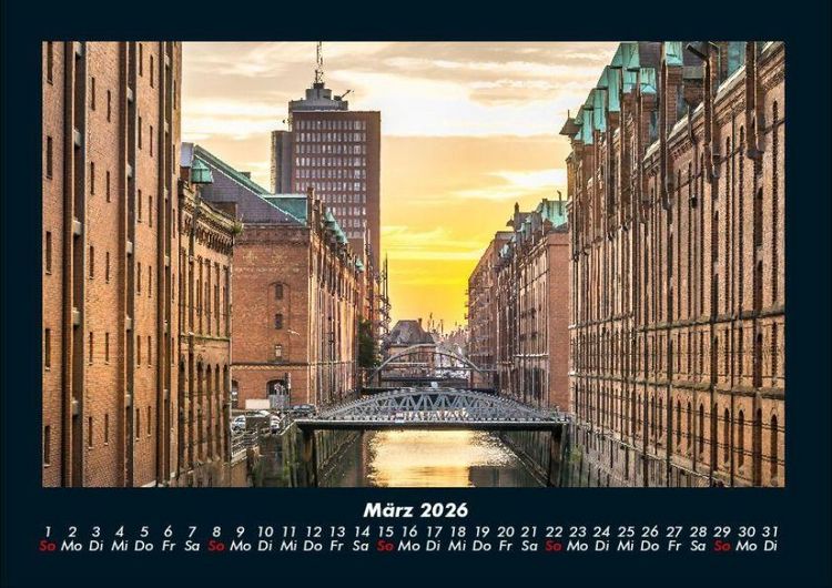 Produktbild: Hamburgs Sch&ouml;nheit 2026 Fotokalender DIN A4