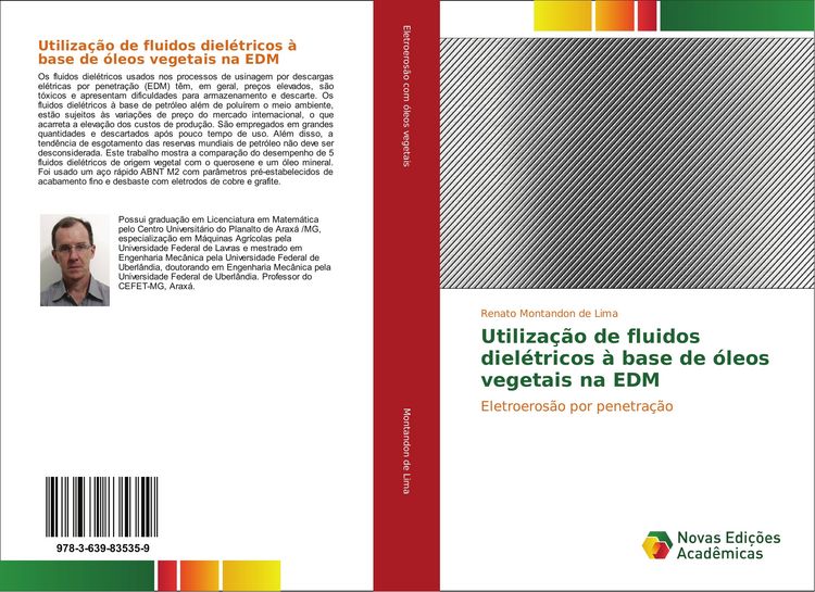 Produktbild: Utiliza&ccedil;&atilde;o de fluidos diel&eacute;tricos &agrave; base de &oacute;leos vegetais na EDM