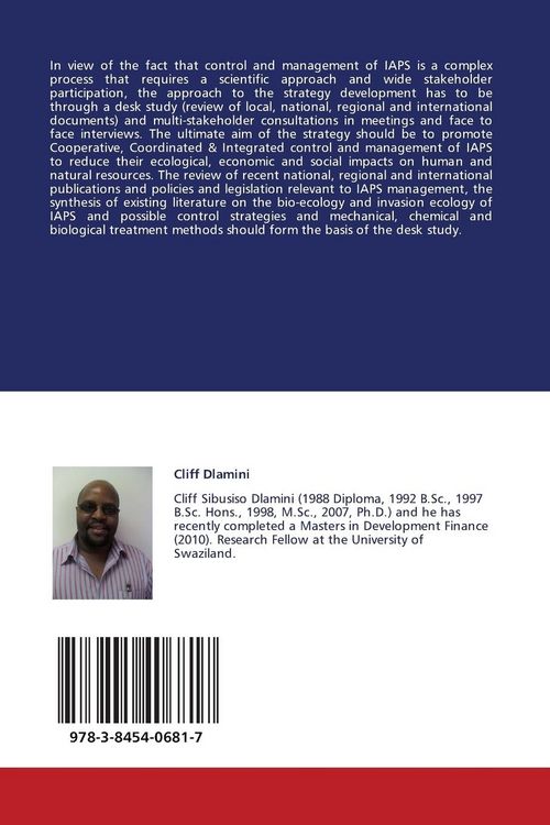 Produktbild: Invasive Alien Plants Management Framework: