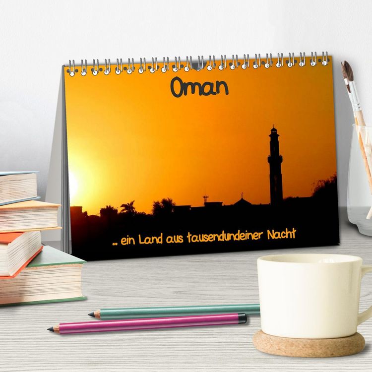 Produktbild: Oman (Tischkalender 2026 DIN A5 quer), CALVENDO Monatskalender