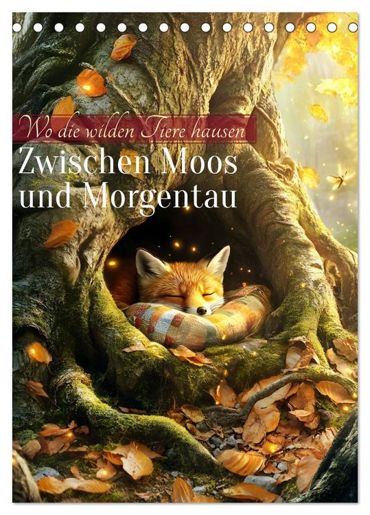 Produktbild: Zwischen Moos und Morgentau (Tischkalender 2026 DIN A5 hoch), CALVENDO Monatskalender