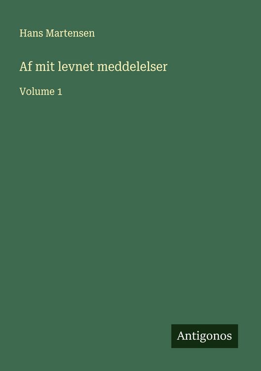Produktbild: Af mit levnet meddelelser