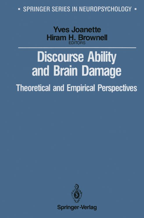 Produktbild: Discourse Ability and Brain Damage