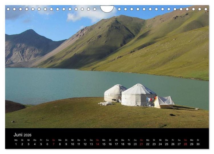 Produktbild: Kirgistan 2026 (Wandkalender 2026 DIN A4 quer), CALVENDO Monatskalender
