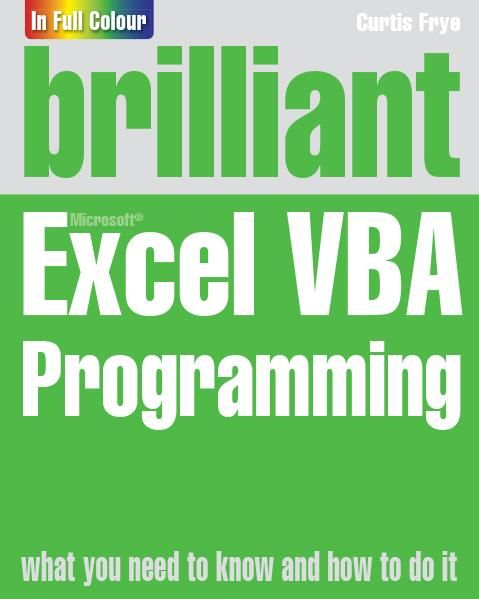 Produktbild: Brilliant Excel VBA Programming